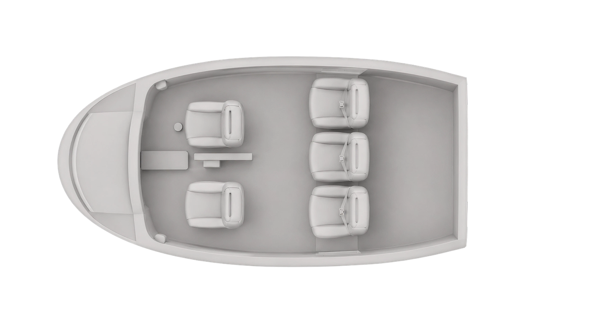 Airbus H125 cabin layout diagram
