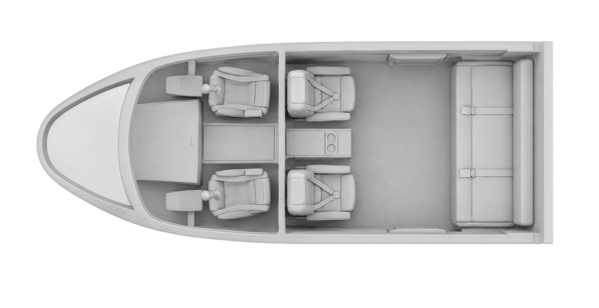 Airbus H155 cabin layout diagram