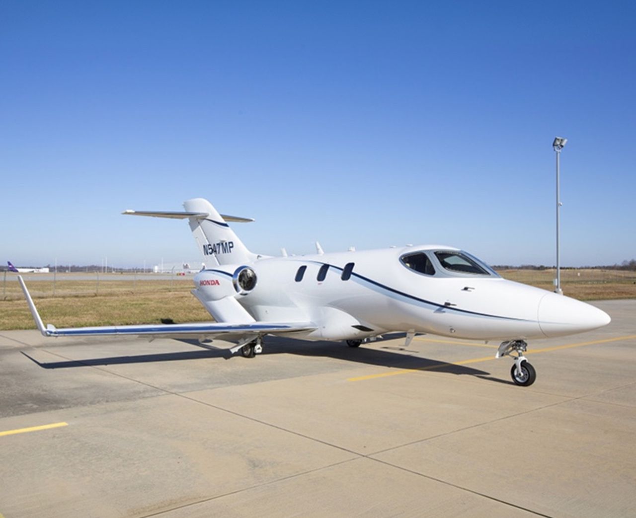 HondaJet private jet, exterior view